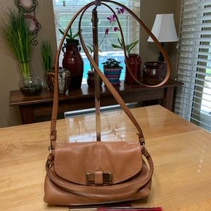 Chloe Lily Bow Pebble Leather